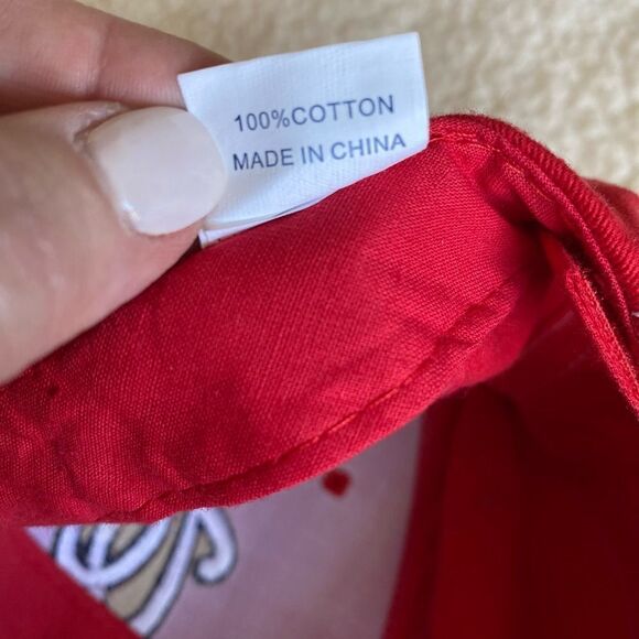 Washington Nationals Red Curly W Baseball Hat - Picture 6 of 10